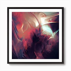 Abstract Lucifer And Lilith Occult Pagan Wiccan Art Print