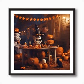 Halloween Party Art Print