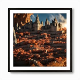 Harry Potter Castle Art Print