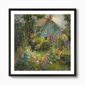 Flower Symphony Botanical Garden 12 Art Print