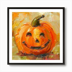 Halloween Pumpkin Art Print