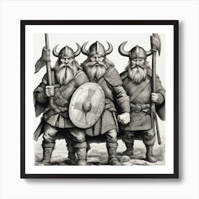 Vikings 1 Art Print