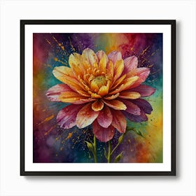 Dahlia 3 Art Print