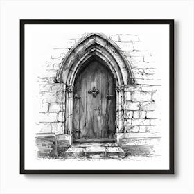 Door To The Church Art Print