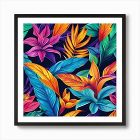 Lush Blooms (3) Art Print