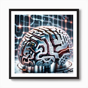 Artificial Intelligence Concept 6 Art Print