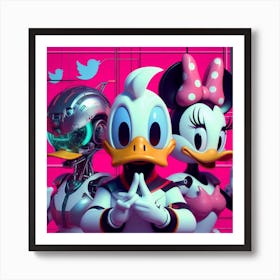 Donald Duck And Friends 2 Art Print