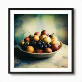 Fruit Bowl 1 Art Print