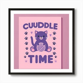 Cuddle Time Art Print