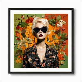 Firefly Hyper Opulent, Collage, Potpourri, Scraps, Sophisticated, Light Skin, Black Woman, Mini Coat (3) Art Print