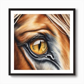 Eye Of The Horse 8 Art Print