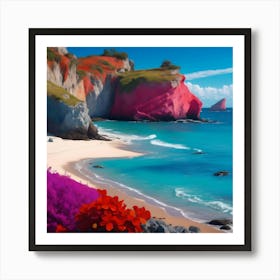 Pink Cliffs Art Print