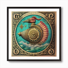 Sci Fi Ocean Craft Art Print