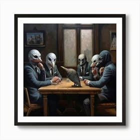 'The Game' Art Print