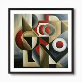 Abstract Painting Cubismo Abstract 4 Art Print