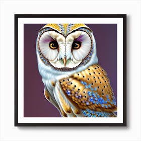 Beautiful Owl Art Print