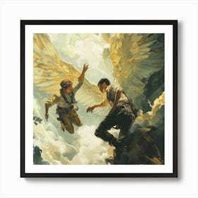 Angels In The Sky Art Print