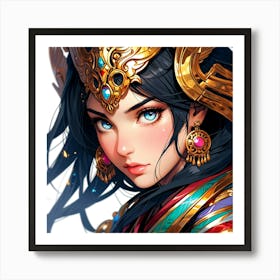 Default A Gracefully Fierce Anime Warrior Princess Her Intrica 2 (1) Art Print