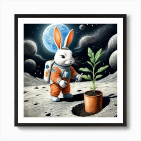 Rabbit On The Moon 7 Poster