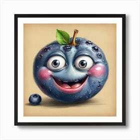 Blueberry 4 Art Print