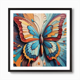 Butterfly Painting Art Print