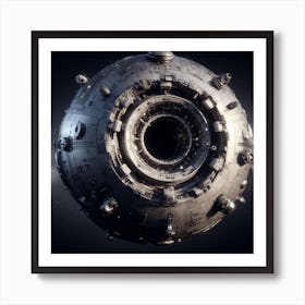 Futuristic Spaceship 9 Art Print