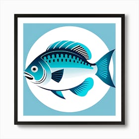 Fish In A Circle Art Art Print