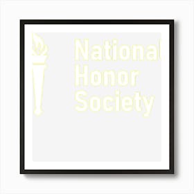 National Honor Society Scholastic Torch Art Print