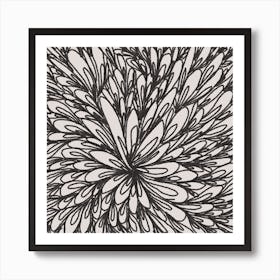 Floral Two Square Art Print