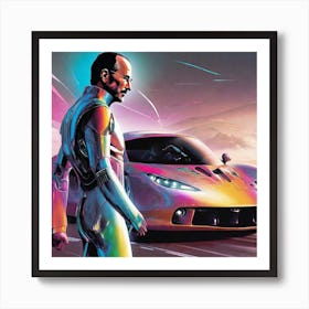 Futuristic Man 156 Art Print