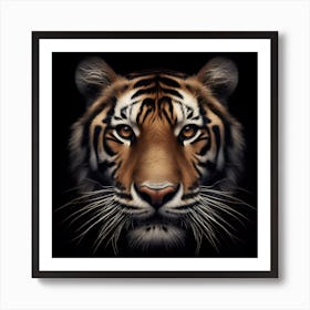 Photorealistic Tiger Art Print