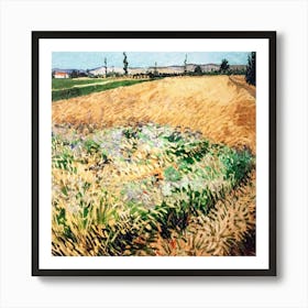 Wheat Field By Vincent Van Gogh 3 Art Print