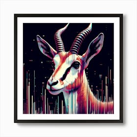 Creative Wild Animal Representation 56 Art Print