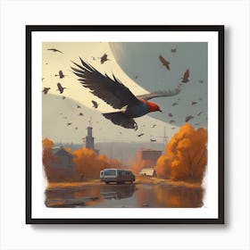 Bird In Flight 6 Art Print