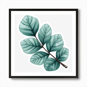 Green Leaf Art Print