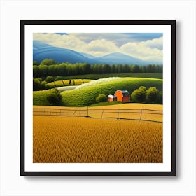 Sweet Farm Life Art Print