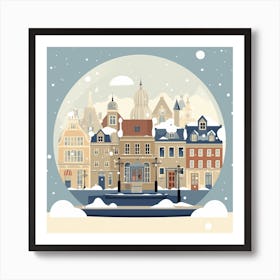 Bruges Belgium 1 Snowglobe Art Print