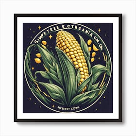 Sweetcorn As A Logo Mysterious (5) Art Print