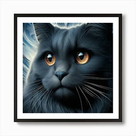 Cat Storm Art Print