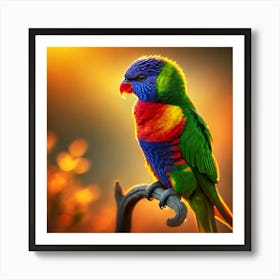 Rainbow Lorikeet 1 Art Print