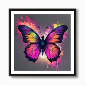 Colorful Butterfly 144 Art Print