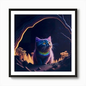 Cat Galaxy (104) Art Print