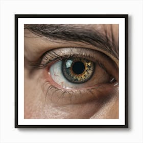 Eye Of A Man Art Print