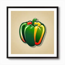 Green Pepper 9 Art Print