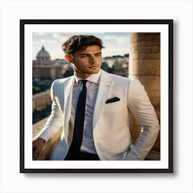 Man In A White Suit Poster