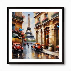 Paris Eiffel Tower 88 Art Print