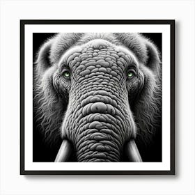 Elephant Tusks Art Print