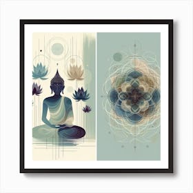 Buddha 90 Art Print