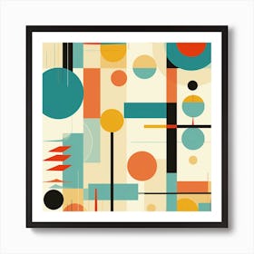 Abstract Geometric Pattern 45 Art Print