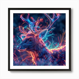 Deer Art Art Print